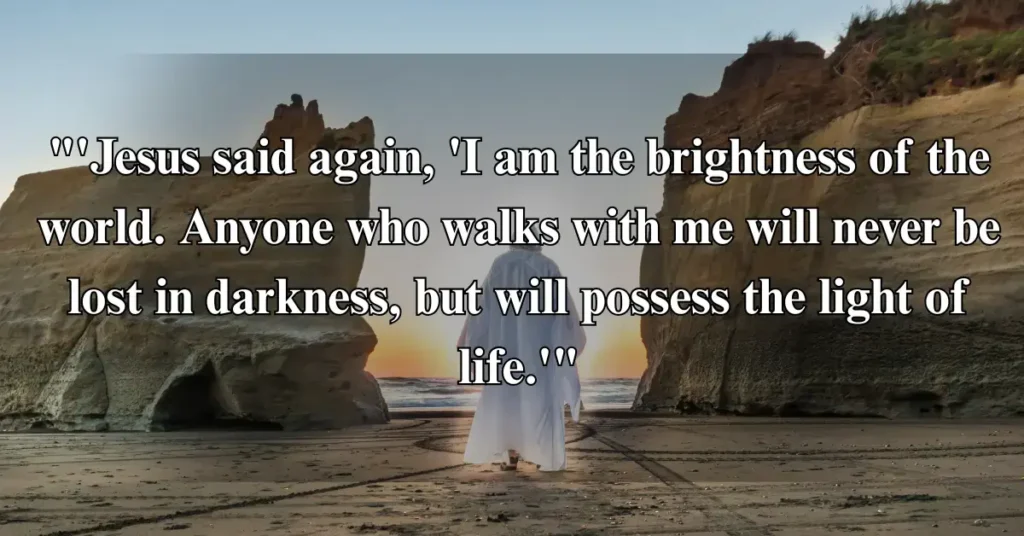 19. John 8:12 – Jesus, the Light of the World