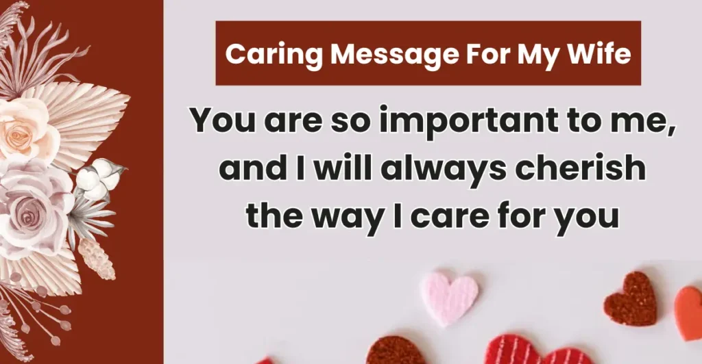 Caring Message For My Wife