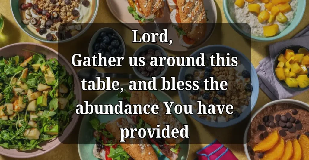 60 Samples Of Bless Us O Lord Prayer Before Meals