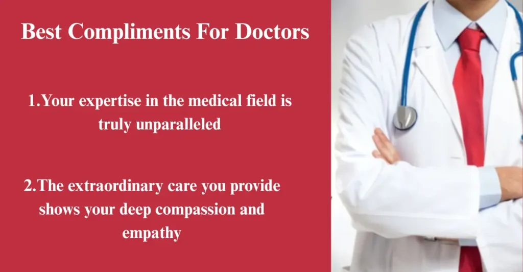 Best Compliments For Doctors