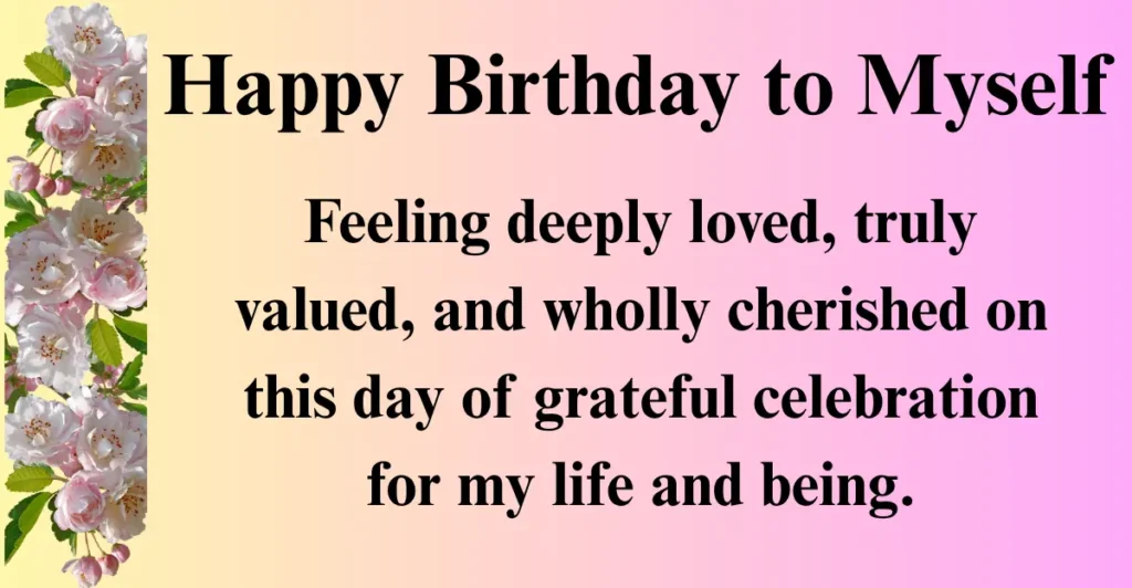 Happy Birthday to Myself