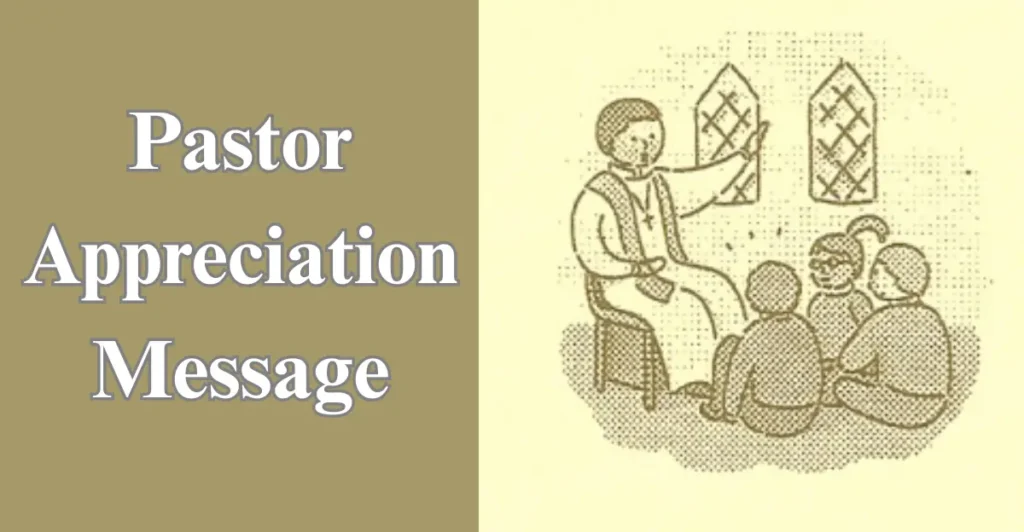 Pastor Appreciation Message
