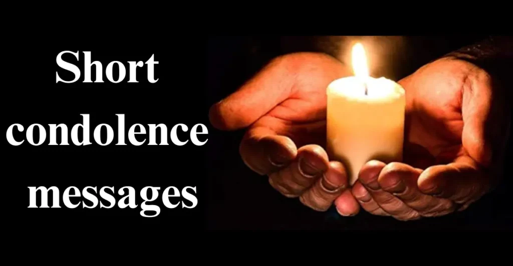 Short condolence messages