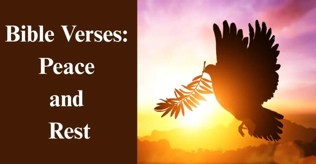 Bible Verses: Peace and Rest