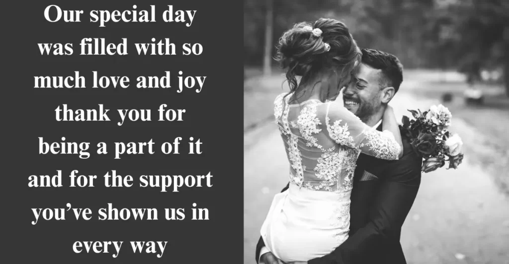 80 Unique After Wedding Thank You Messages From Bride And Groom