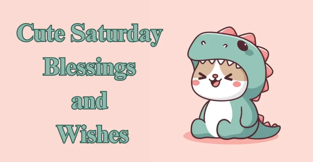 Cute Saturday Blessings and Wishes