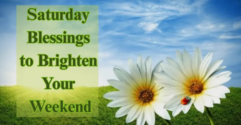 110+ Elegant Saturday Blessings to Brighten Your Weekend