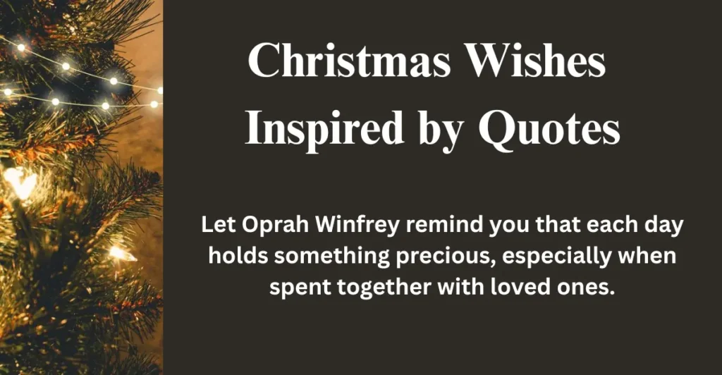 Christmas Wishes Inspired by Quotes