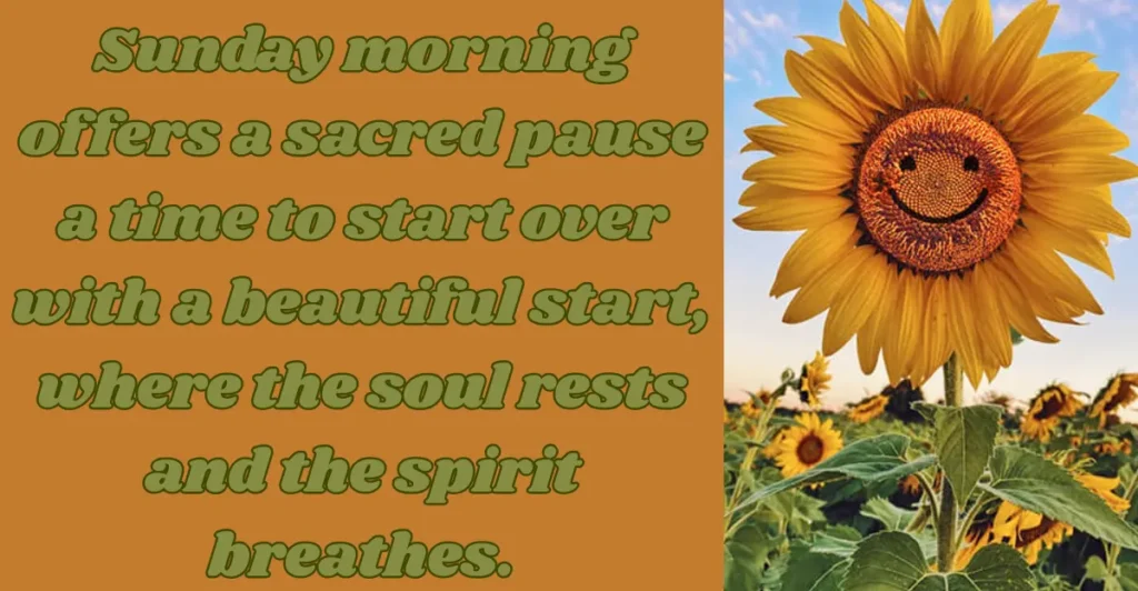 Sunday Morning Quotes And Blessings