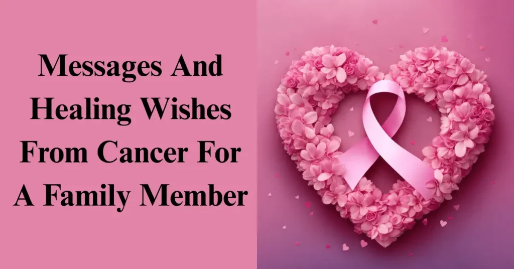 Messages And Healing Wishes From Cancer For A Family Member