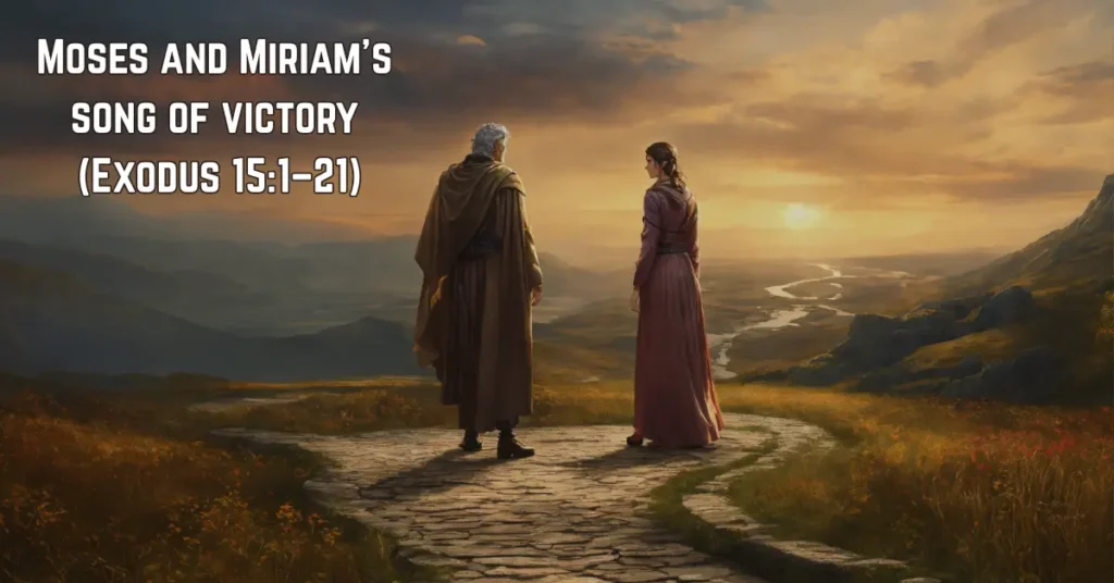 2. Moses and Miriam’s song of victory (Exodus 15:1–21)