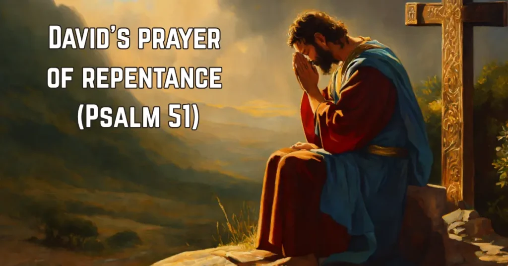 5. David’s prayer of repentance (Psalm 51)