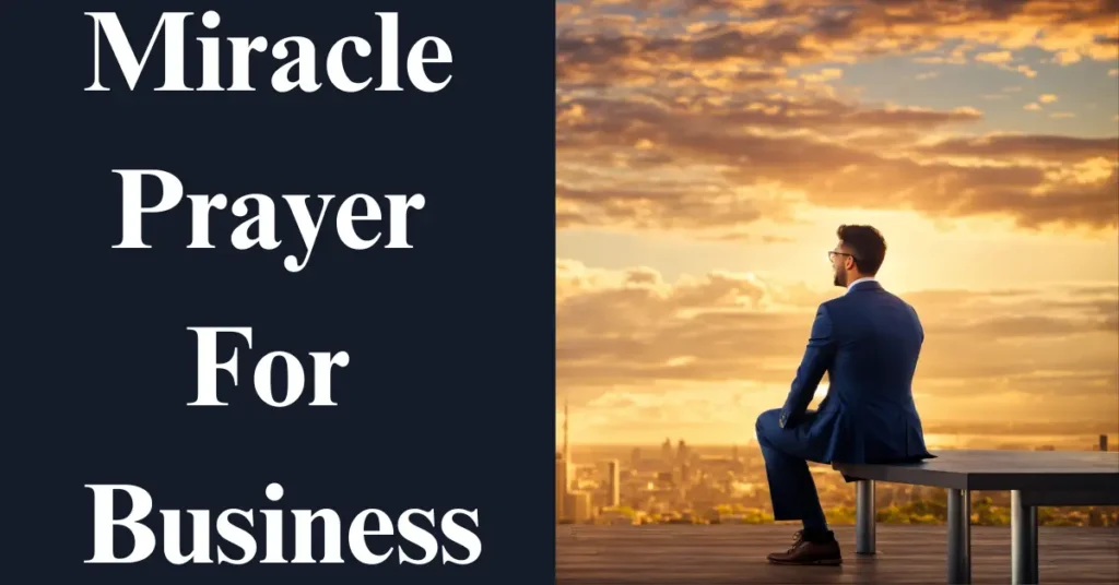 Miracle Prayer For Business