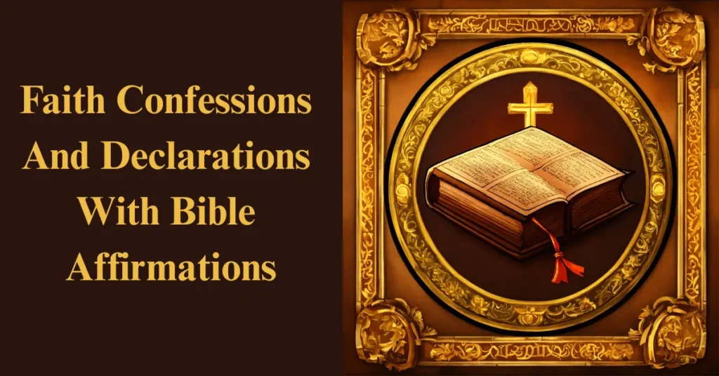45 Powerful Faith Confessions And Declarations With Bible Affirmations