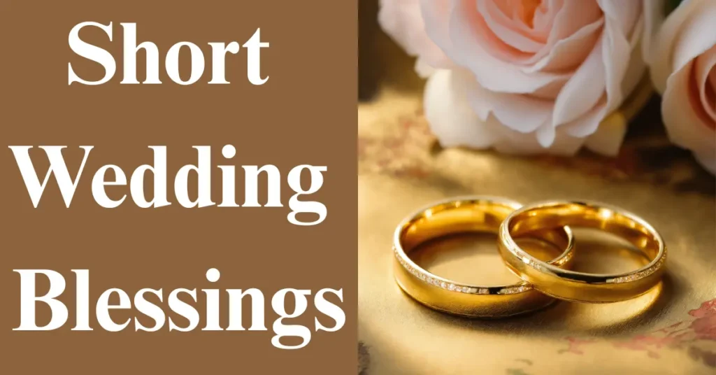 Short Wedding Blessings