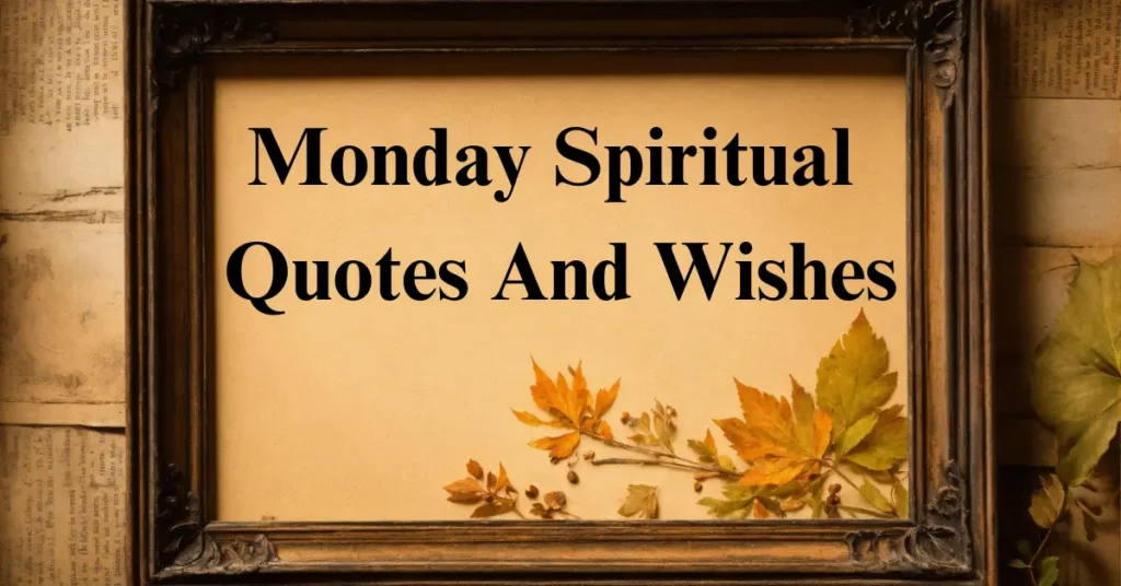 Monday Spiritual Quotes And Wishes