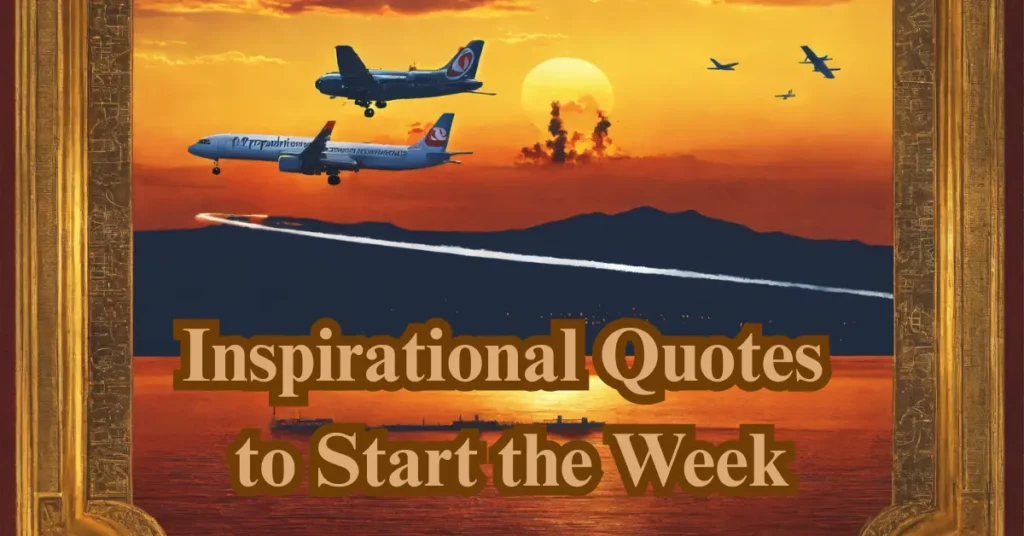 Inspirational Quotes to Start the Week