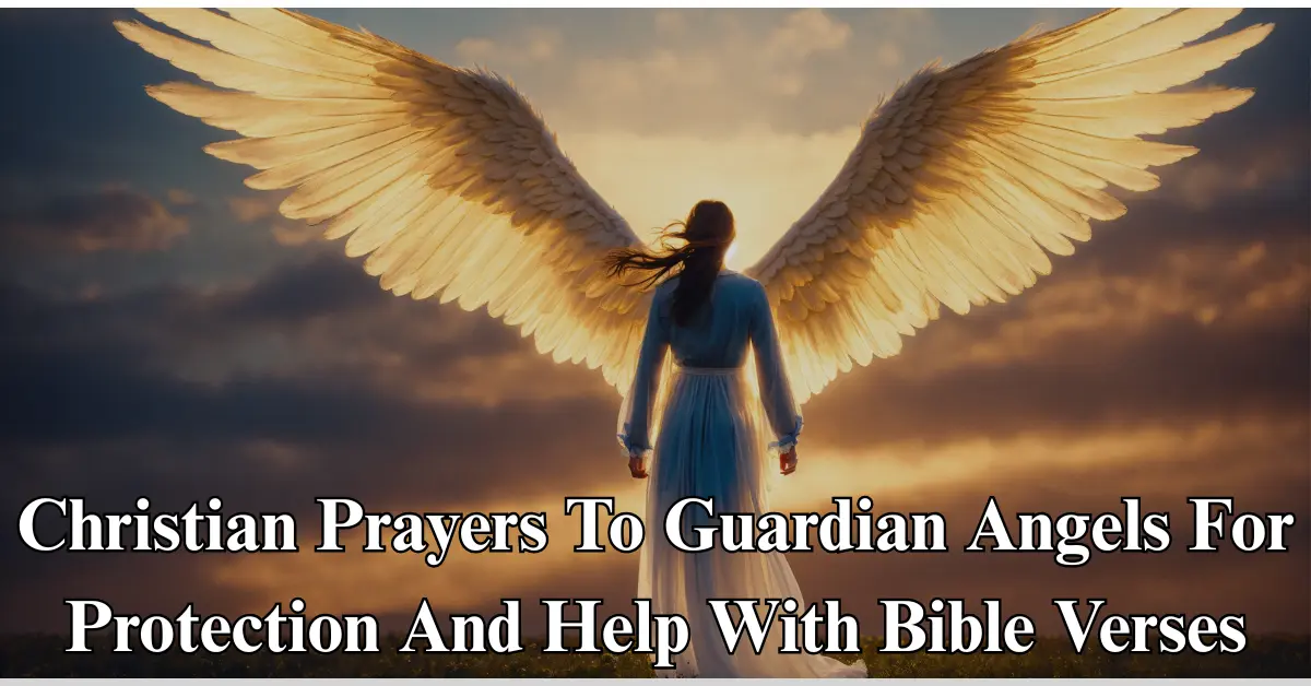 Christian Prayers To Guardian Angels [For Protection]