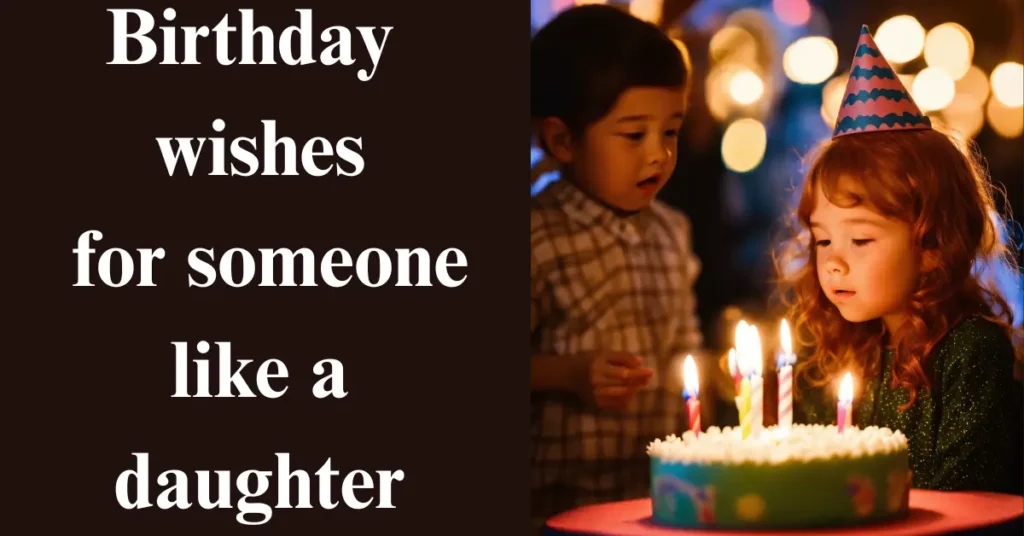 Birthday wishes for someone like a daughter