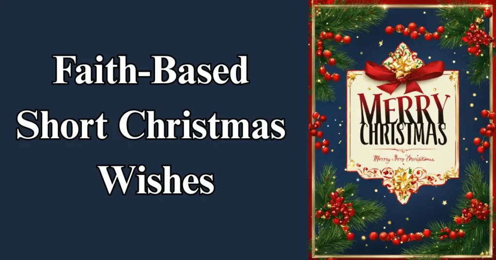 Faith-Based Short Christmas Wishes