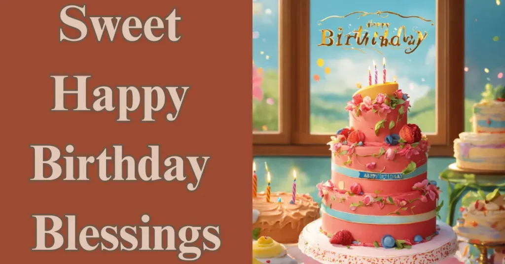 Sweet Happy Birthday Blessings