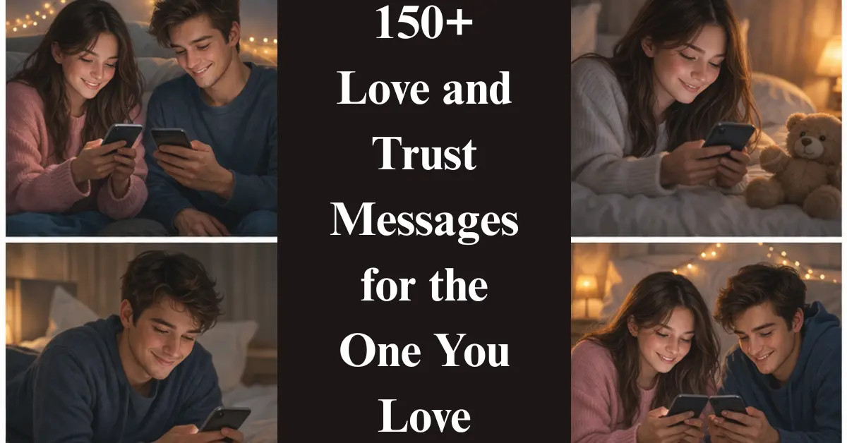 150+ Love and Trust Messages [Heartfelt & Romantic]