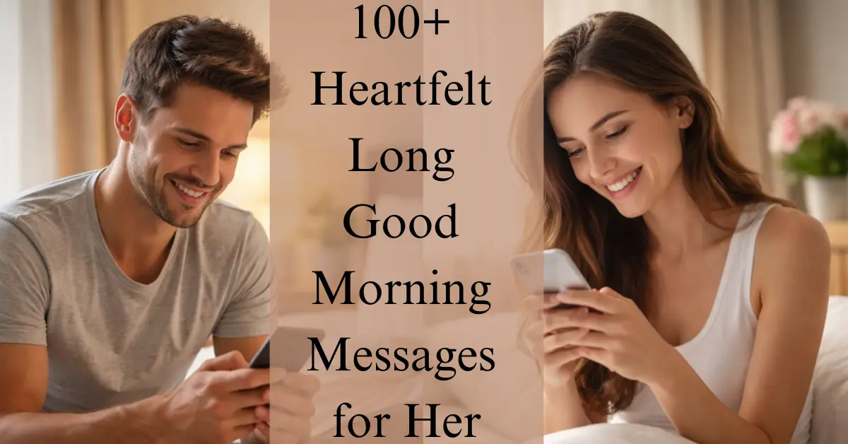 100+ Heartfelt Good Morning Messages for Her [Sweet Love]