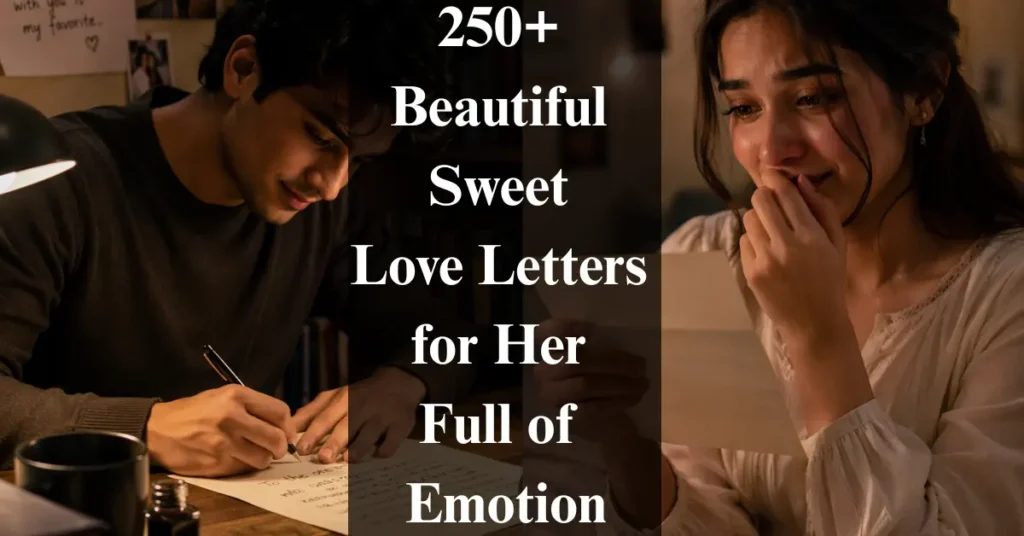 250+ Beautiful Sweet Love Letters for Her Full of Emotion