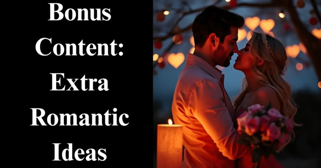 Bonus Content: Extra Romantic Ideas