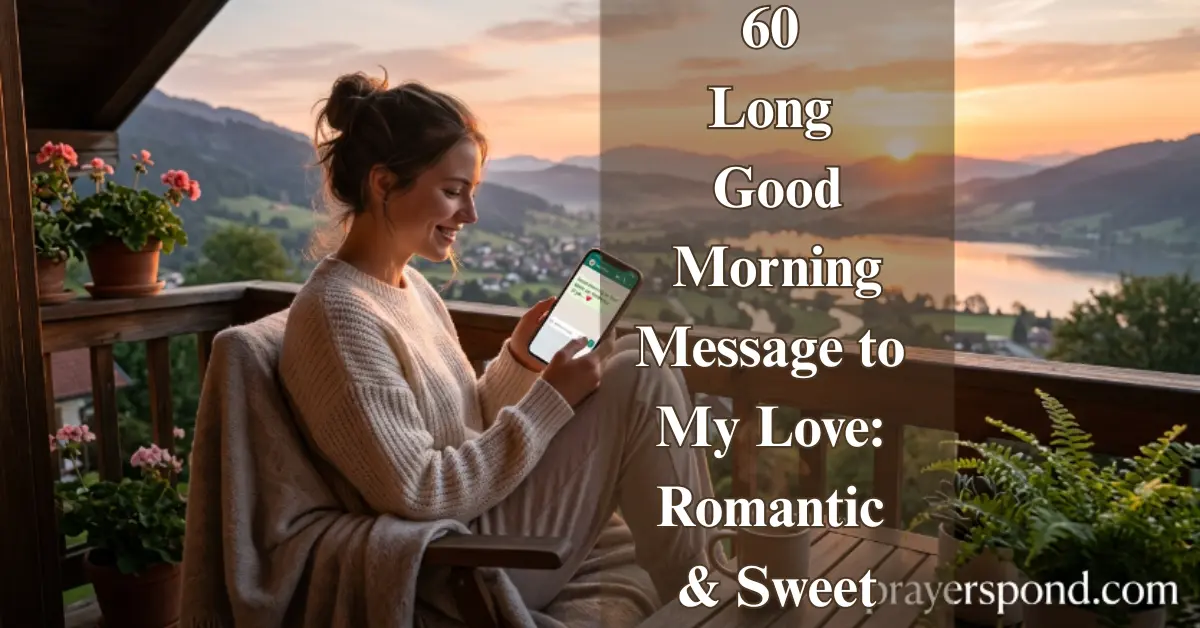 60 Long Good Morning Messages to My Love (Heartfelt & Viral Wishes)