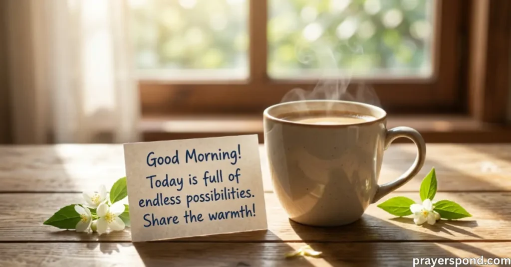 9. Inspirational Good Morning Messages for Friends