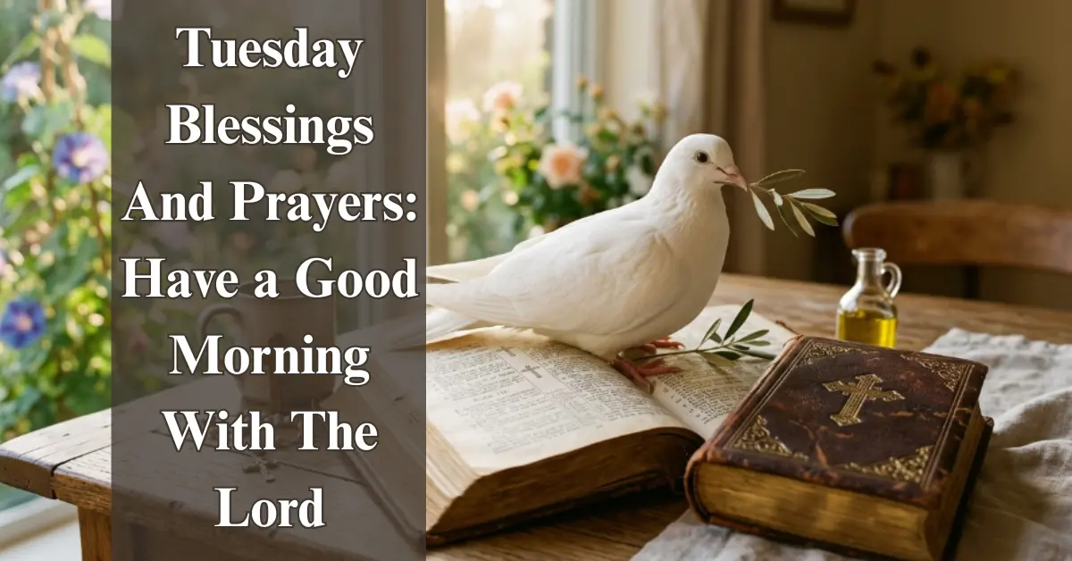 Tuesday Blessings & Prayers [Morning Peace with Lord]