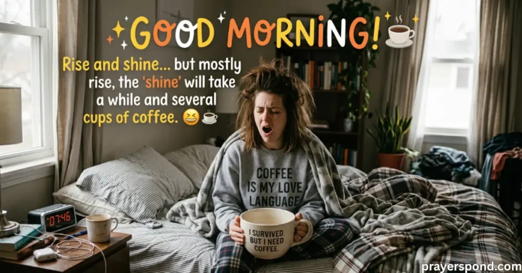 8. Funny Good Morning Messages for Friends