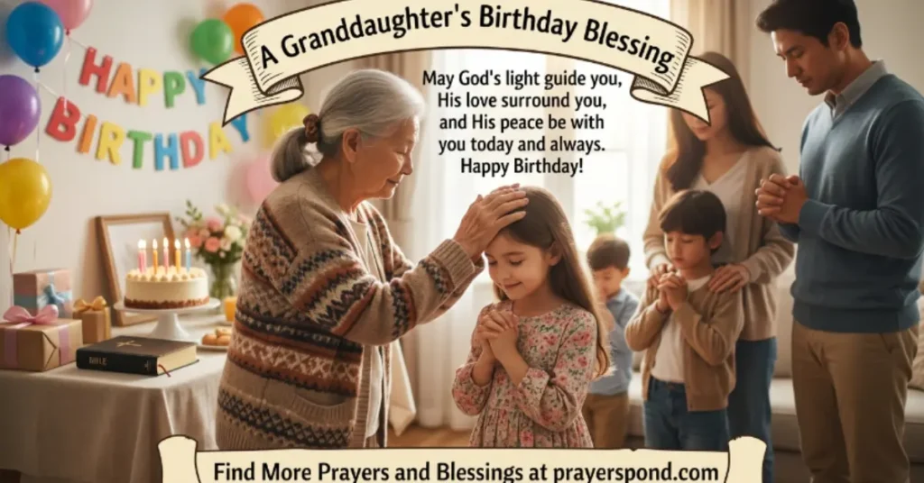 Religious Birthday Blessings for Granddaughter