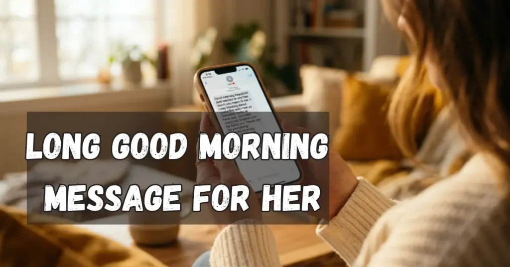 Long Good Morning Message for Her