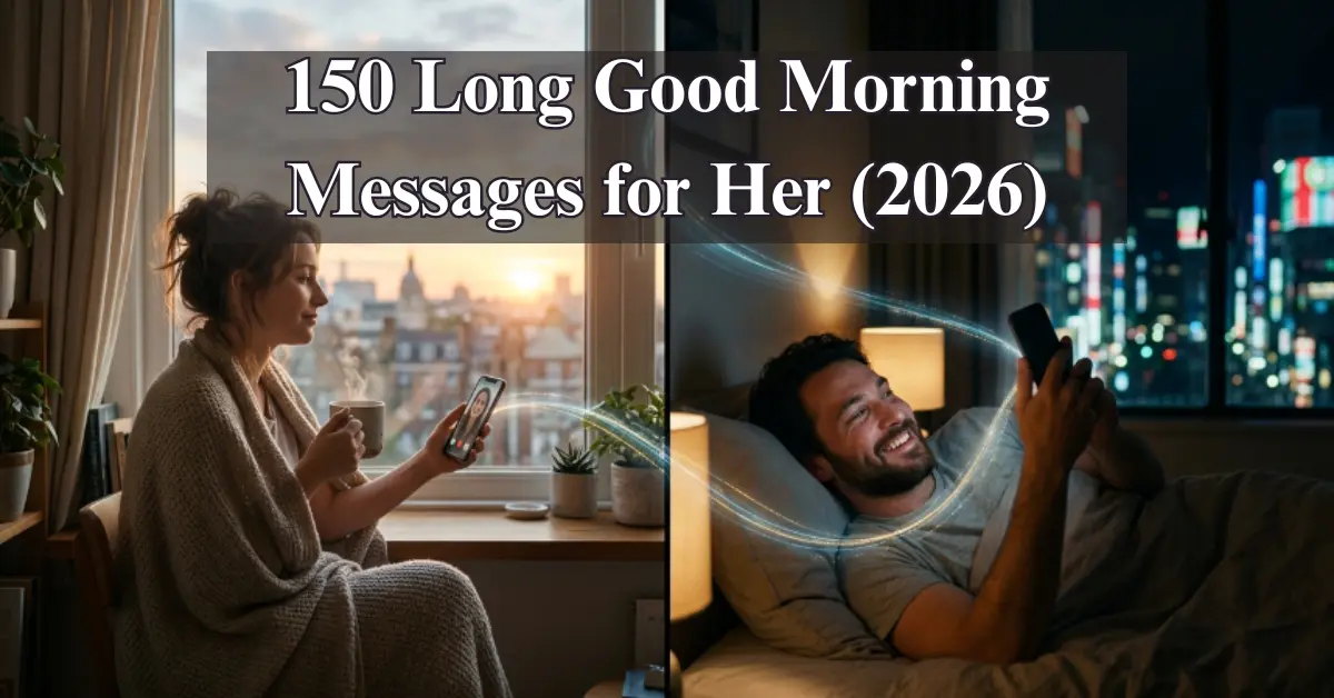 150 Long Good Morning Messages for Her (2026) [Sweet Love Vibes]