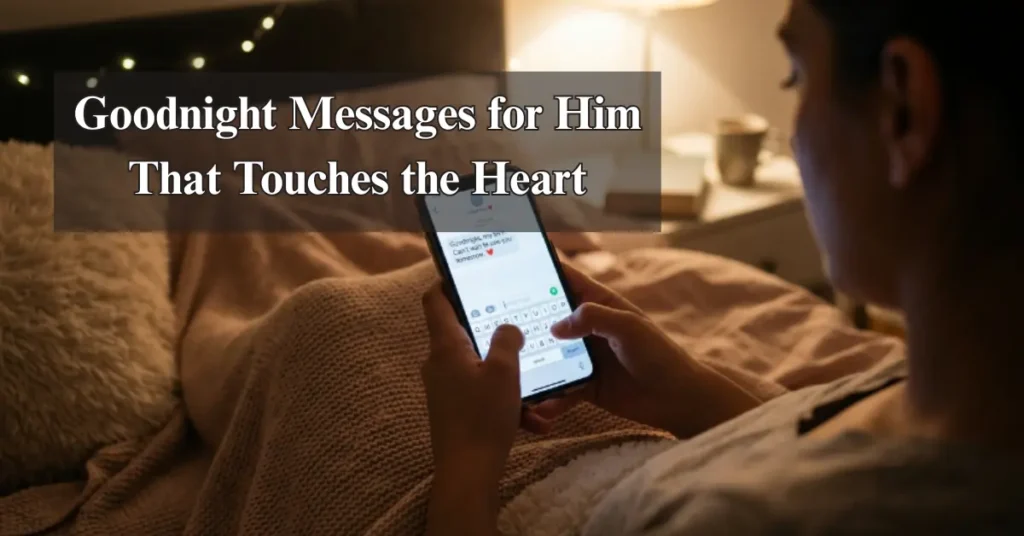 Goodnight Messages for Him That Touches the Heart