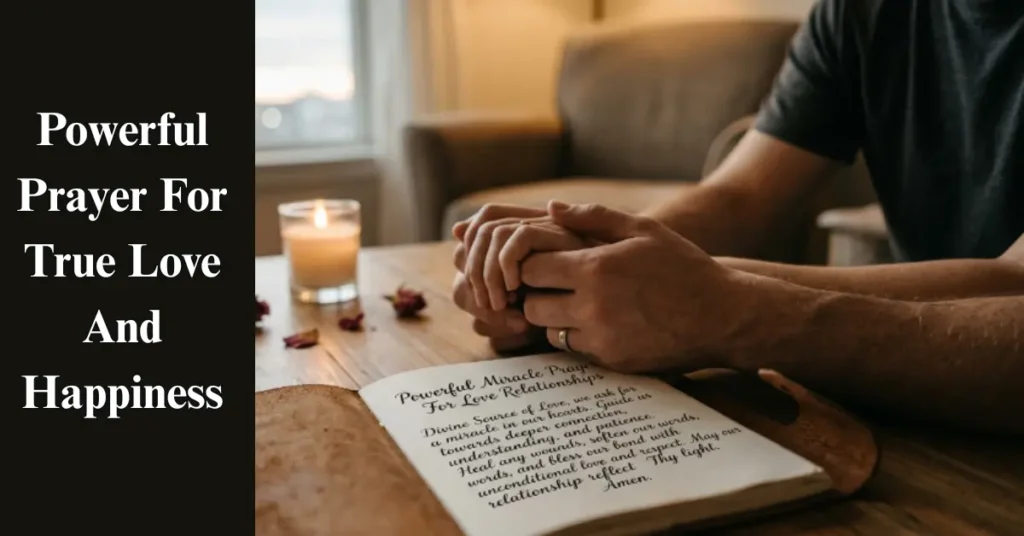 Powerful Prayer For True Love And Happiness