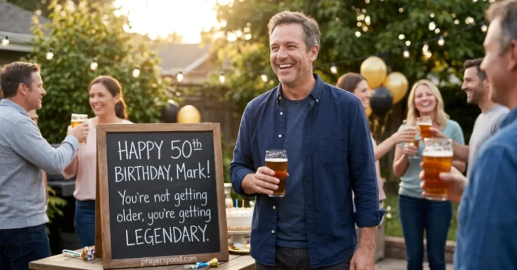 Heartfelt 50th Birthday Wishes for Men
