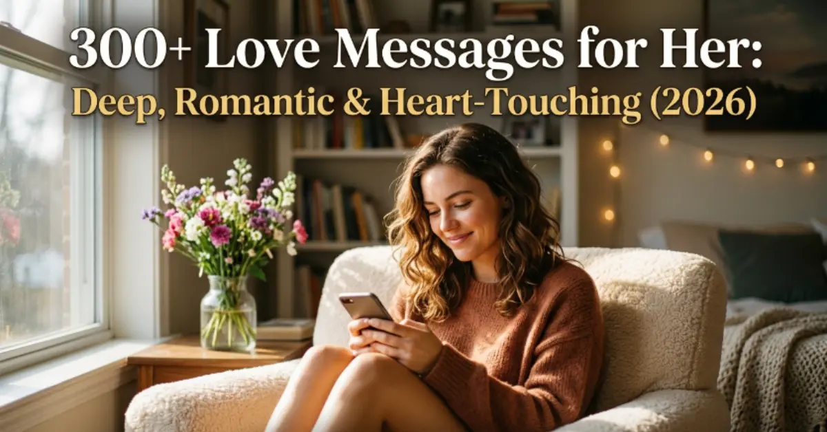 300+ Love Messages for Her [Sweet, Romantic & Emotional] (2026)