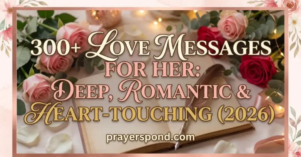 300+ Love Messages for Her: Deep, Romantic & Heart-Touching (2026)