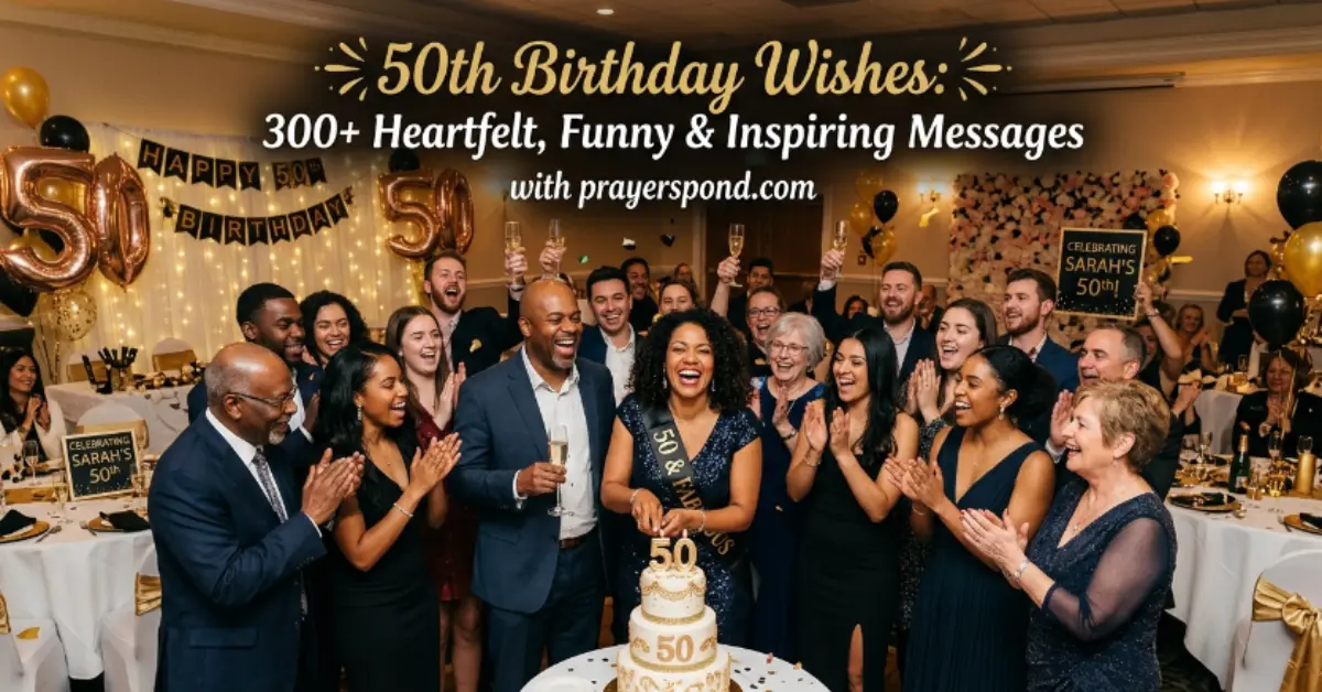 50th Birthday Wishes [Heartfelt, Funny & Memorable]