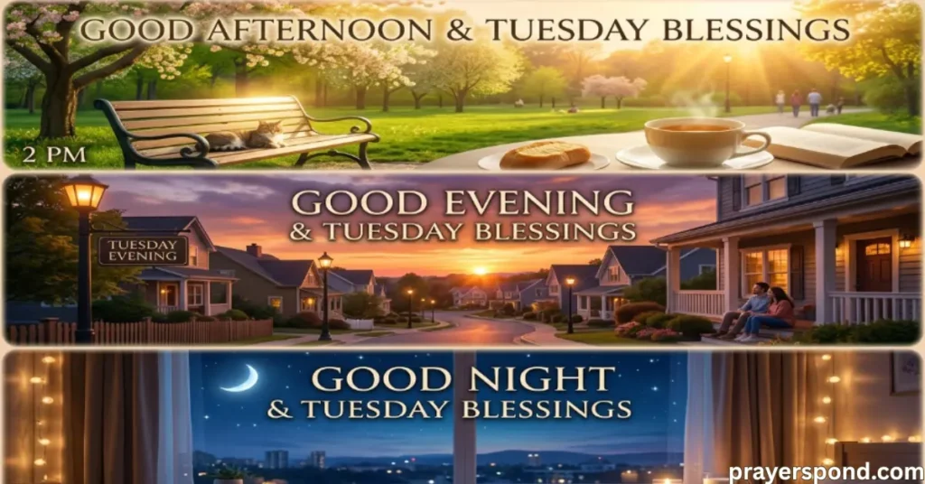 Good Afternoon, Evening & Night Tuesday Blessings