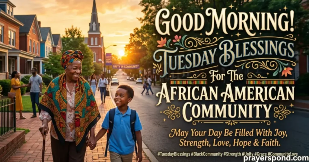 Good Morning, Tuesday Blessings for the African American Community