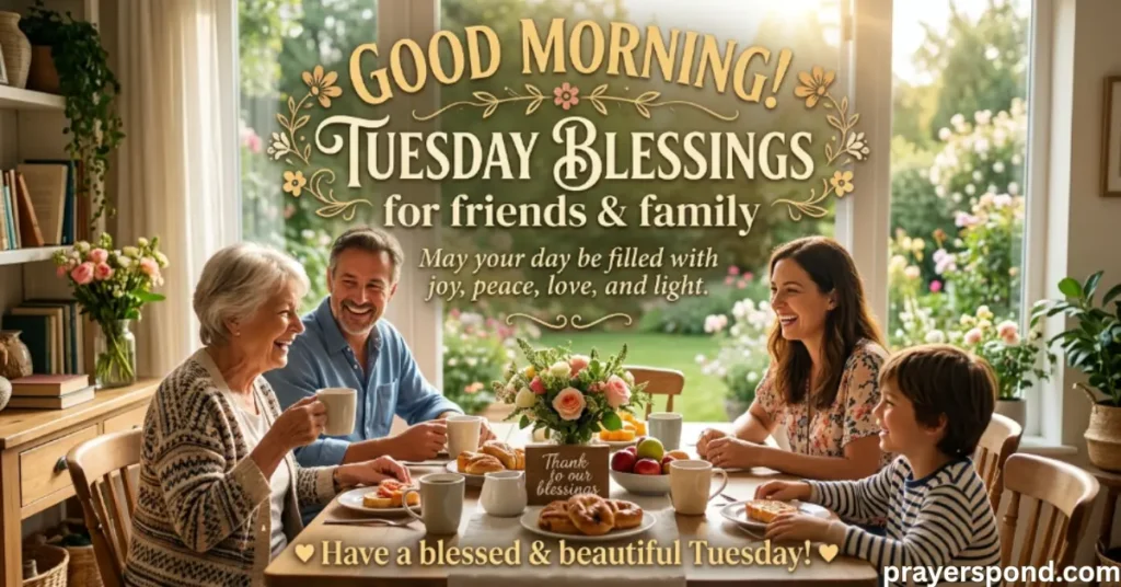 Good Morning, Tuesday Blessings for Friends and Family