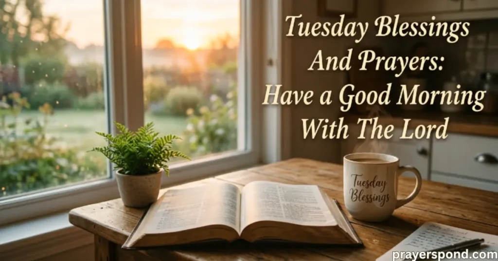 Tuesday Blessings And Prayers: Have a Good Morning With The Lord