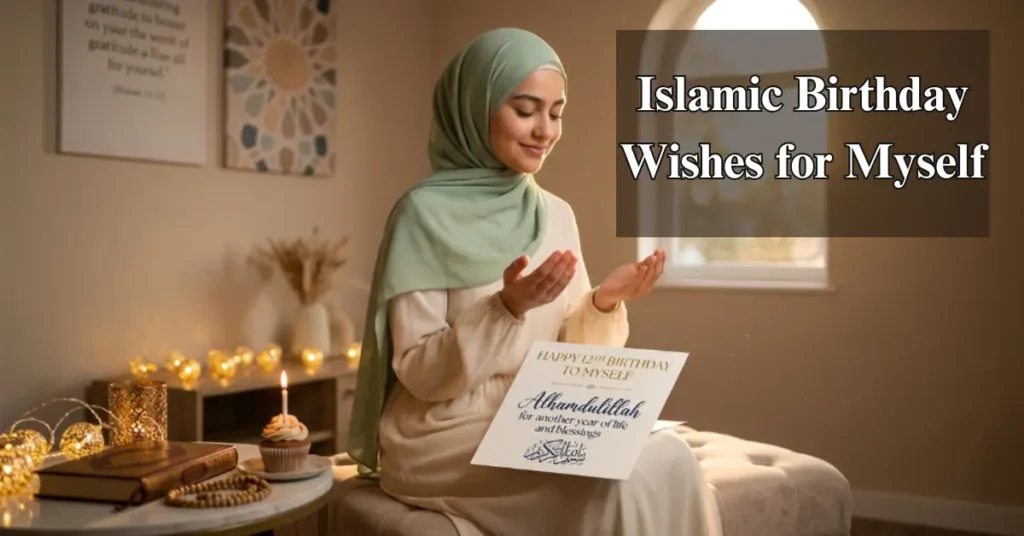 12. Islamic Birthday Wishes for Myself