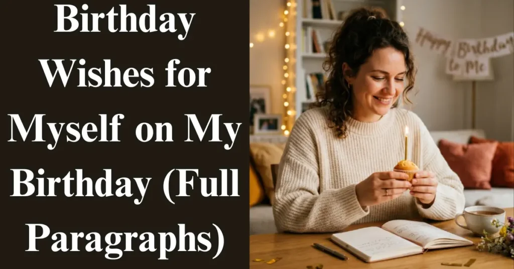 14. Birthday Wishes for Myself on My Birthday (Full Paragraphs)