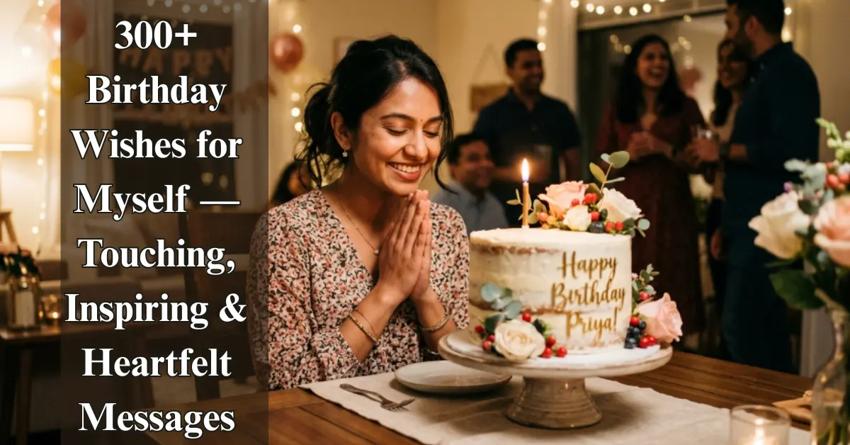 300+ Birthday Wishes for Myself [Self Love Magic]