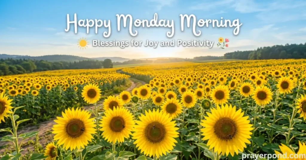 Happy Monday Morning, Blessings for Joy and Positivity